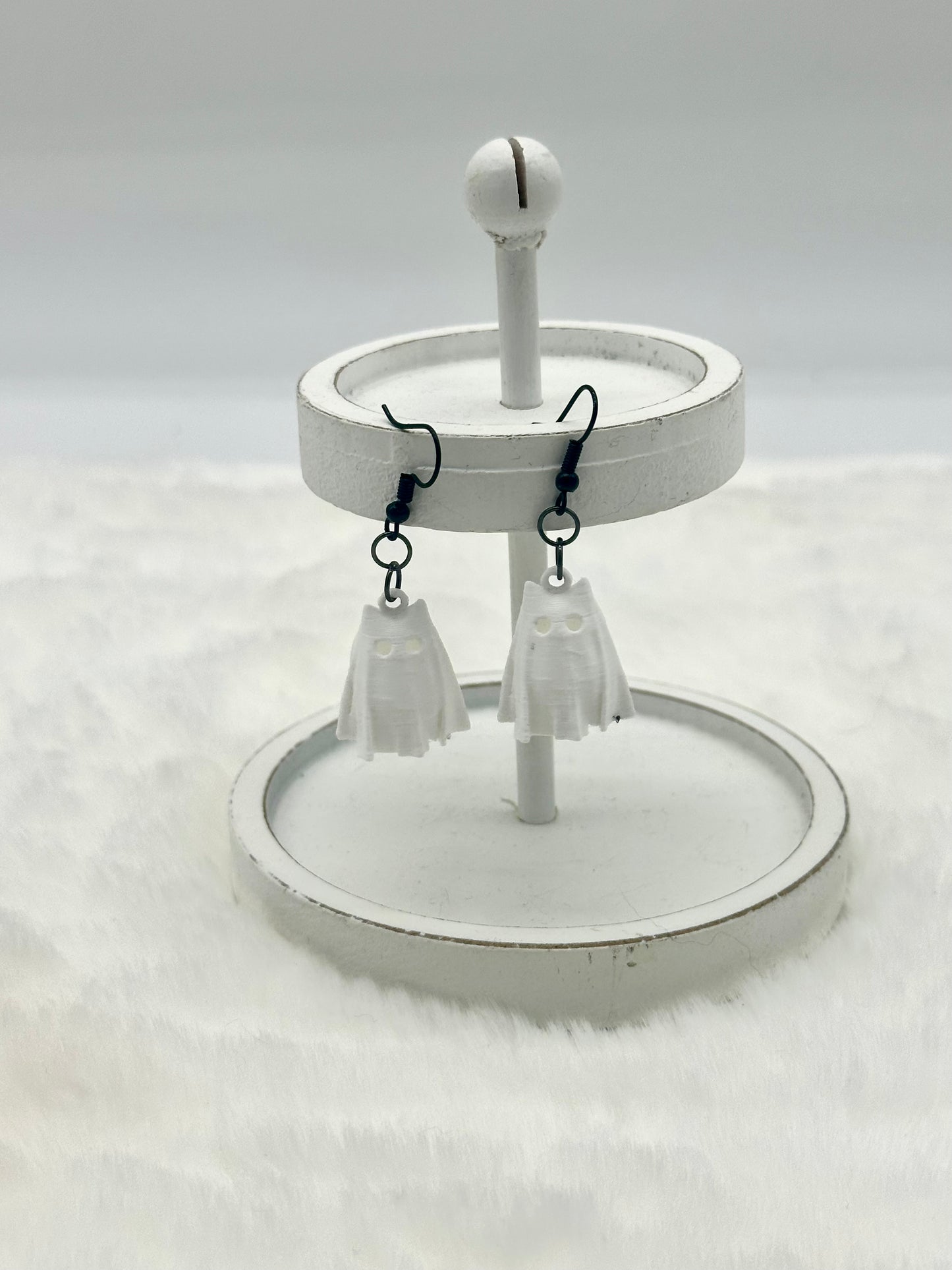 Ghost Kitty Earrings