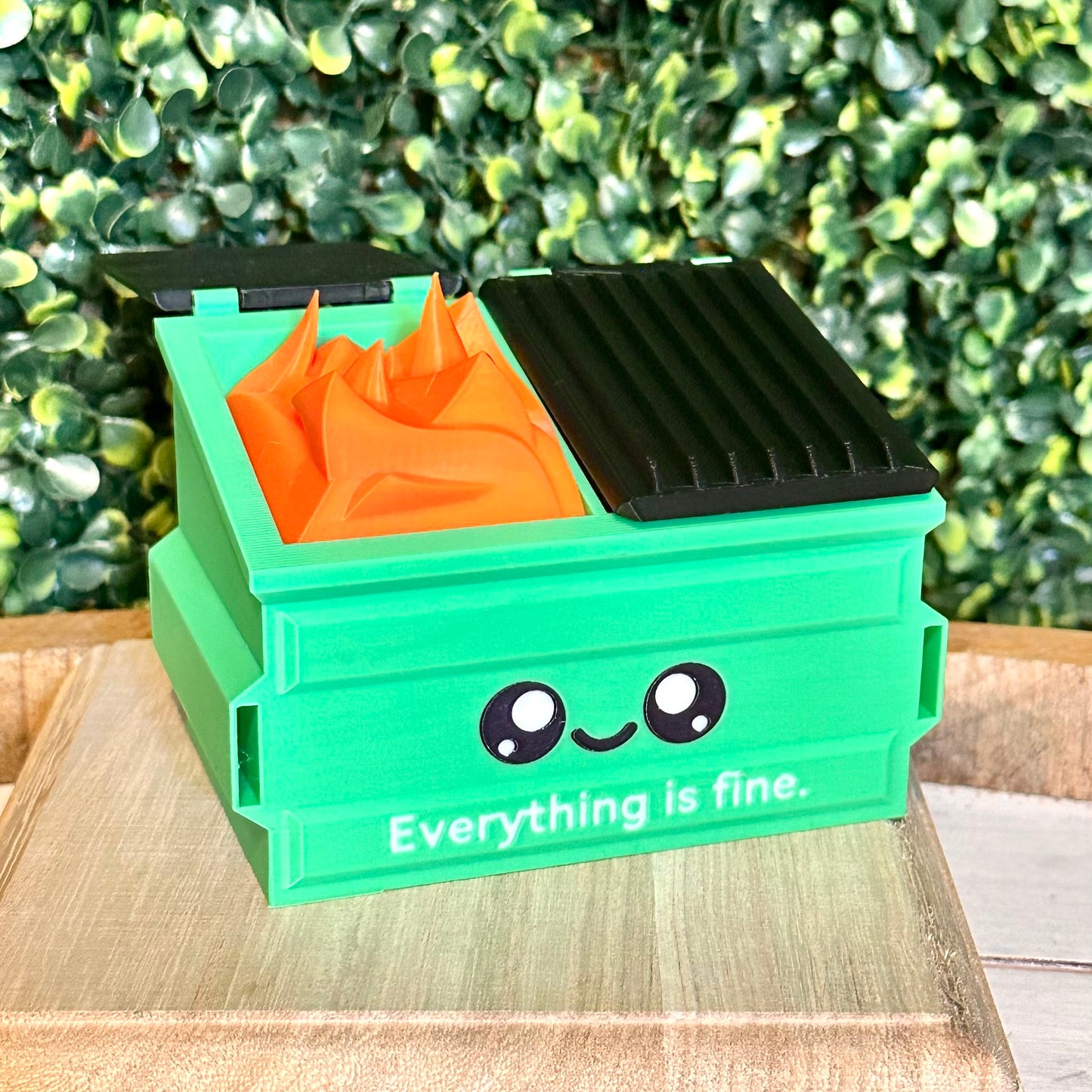 Everything Is Fine Desk Dumpster