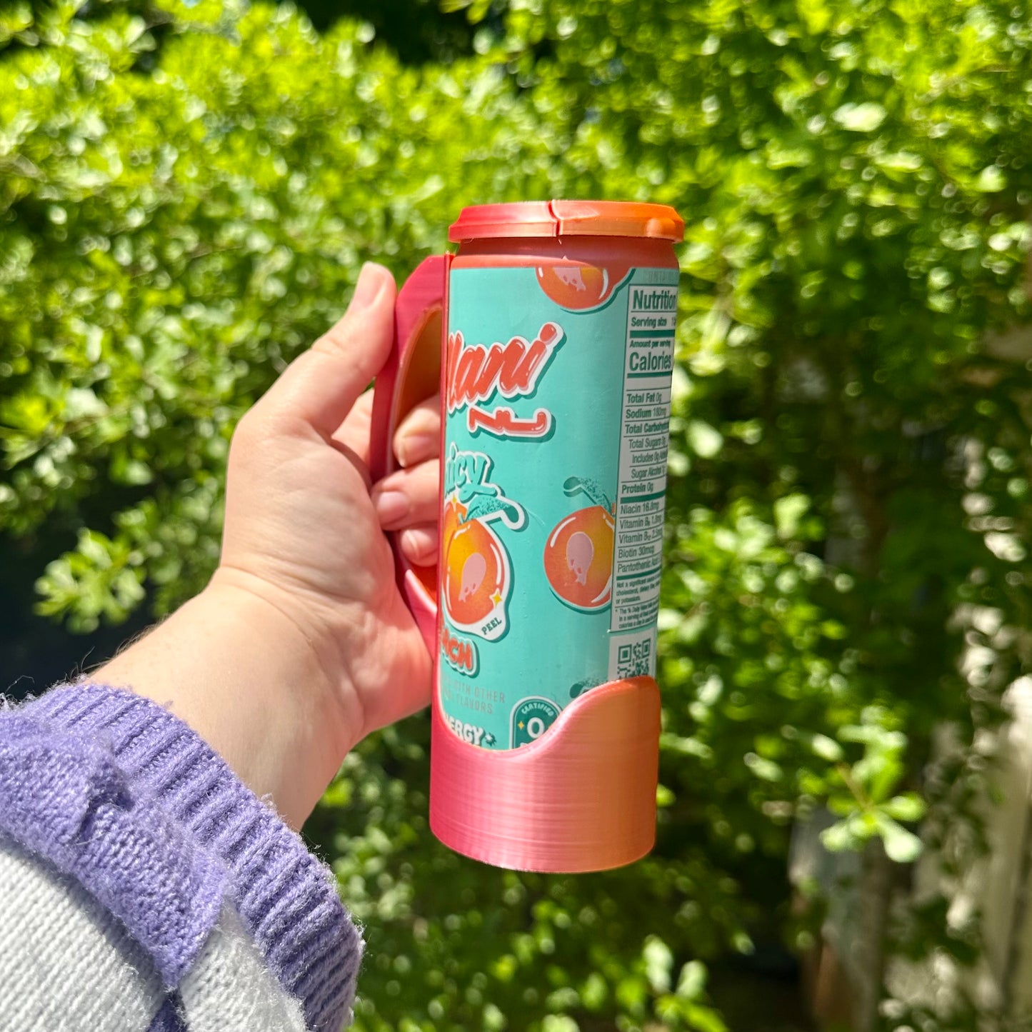 Large Can Handled Holder and Lid (fits Monsters/NOS/Liquid Death/etc)