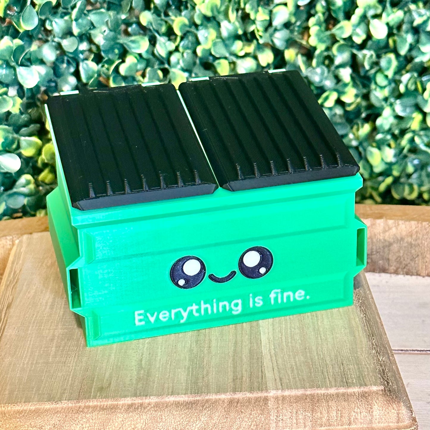 Everything Is Fine Desk Dumpster