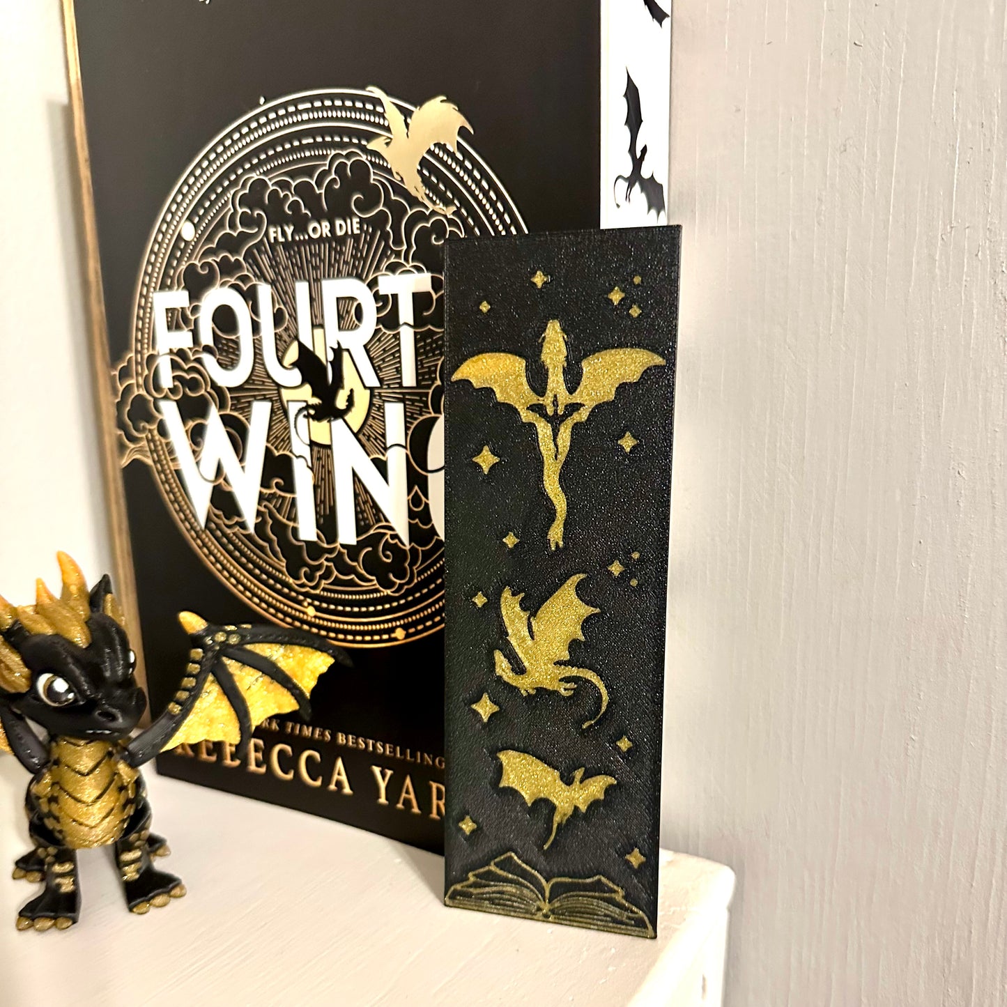 Fourth Wing Inspired Bookmark