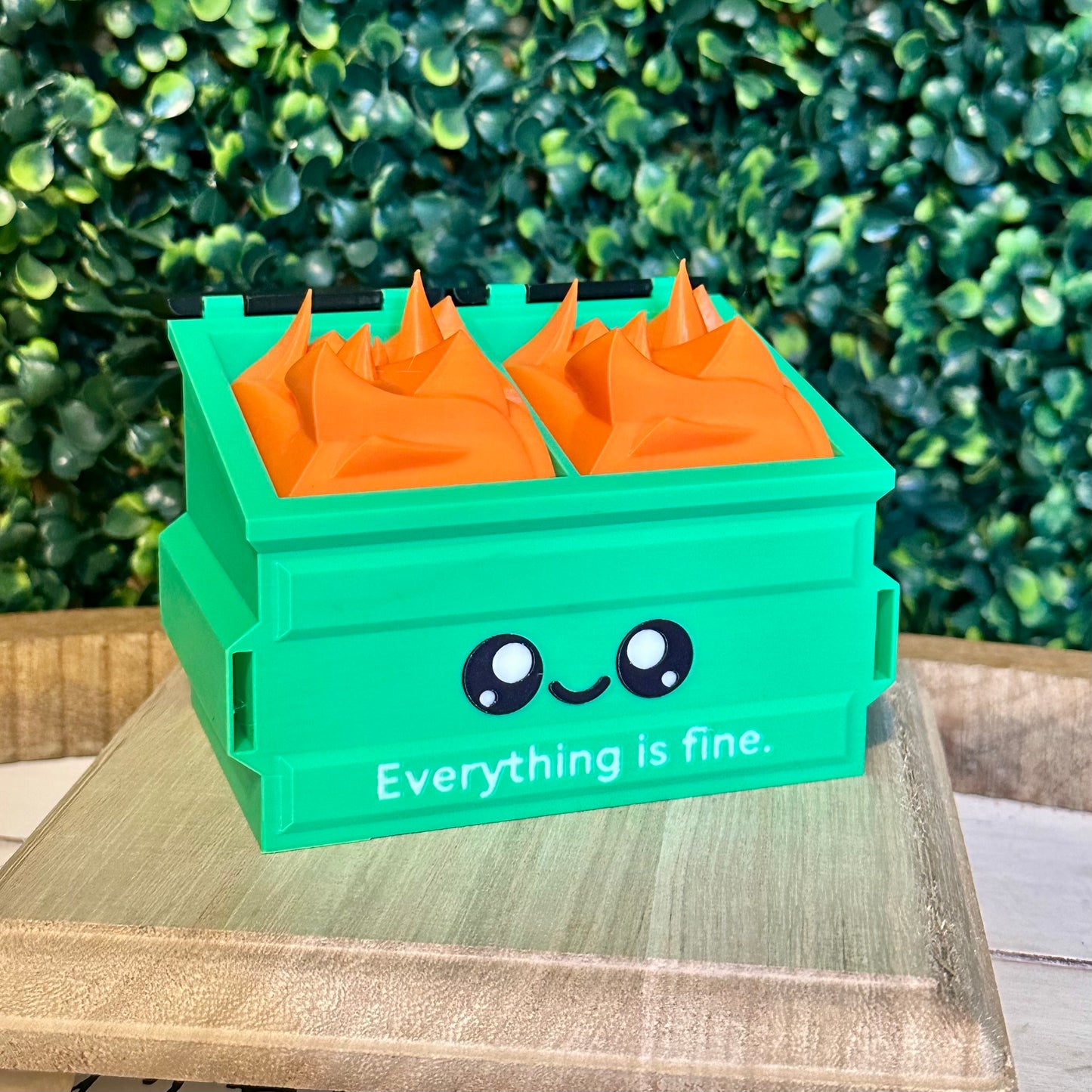 Everything Is Fine Desk Dumpster
