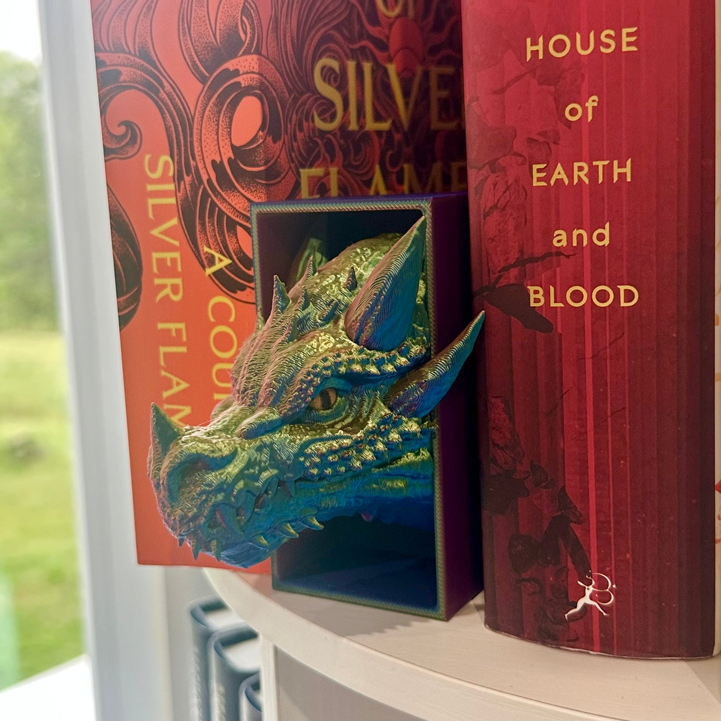 Large Dragon Book Nook - Prism