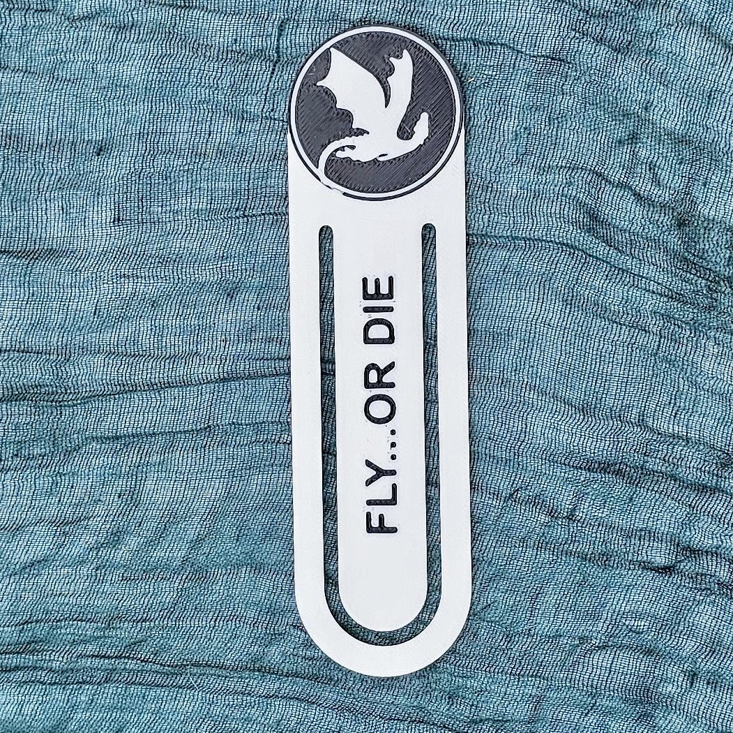 Fly or Die Bookmark