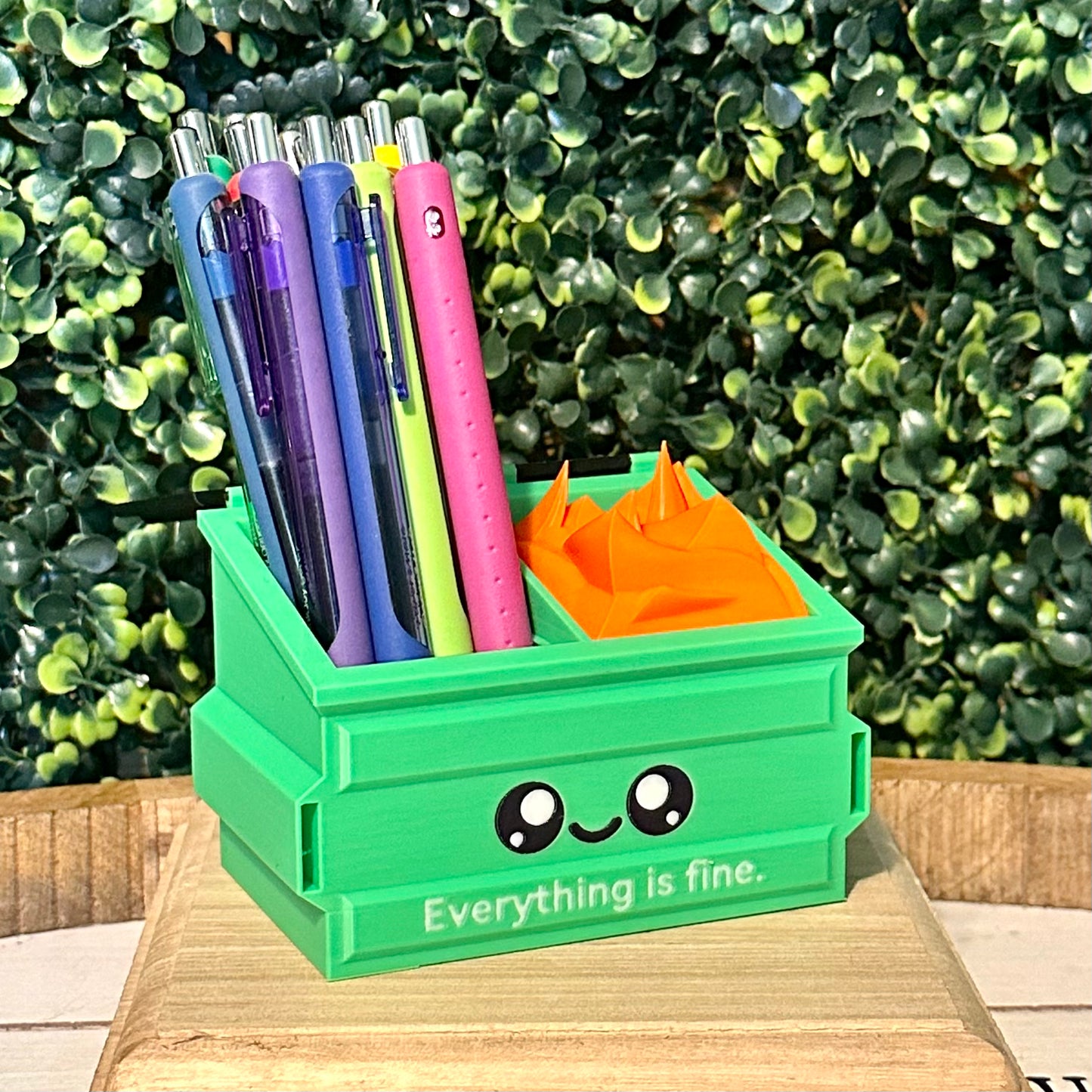 Everything Is Fine Desk Dumpster