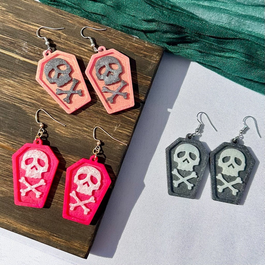 Tombstone Dangle Earrings