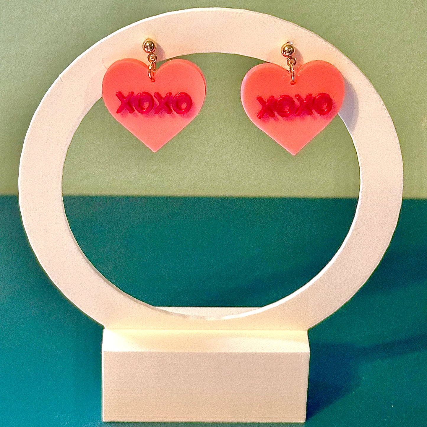 XOXO Conversation Heart Earrings