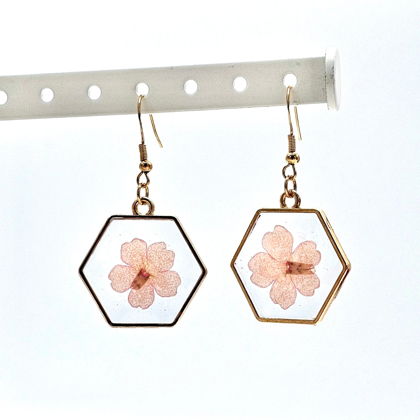 Pink Petal Earrings