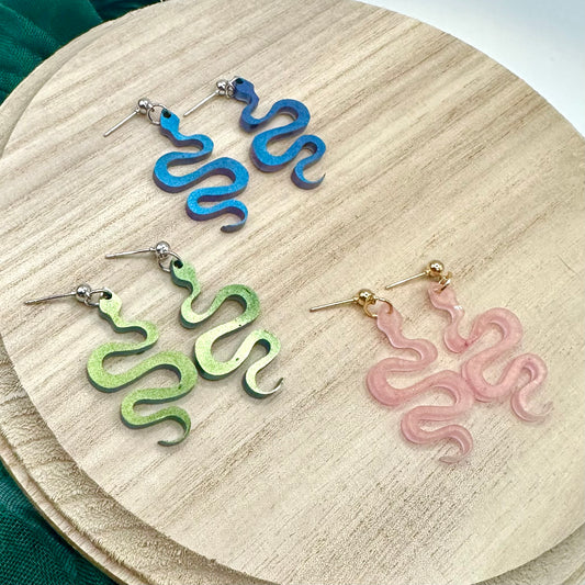 Snake Dangle Earrings