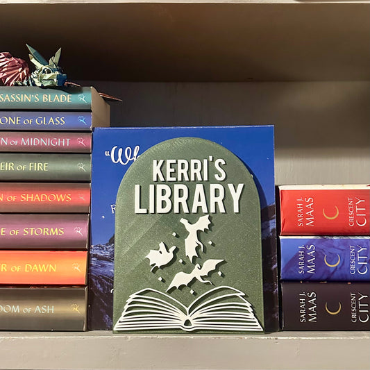Custom Name Library Sign
