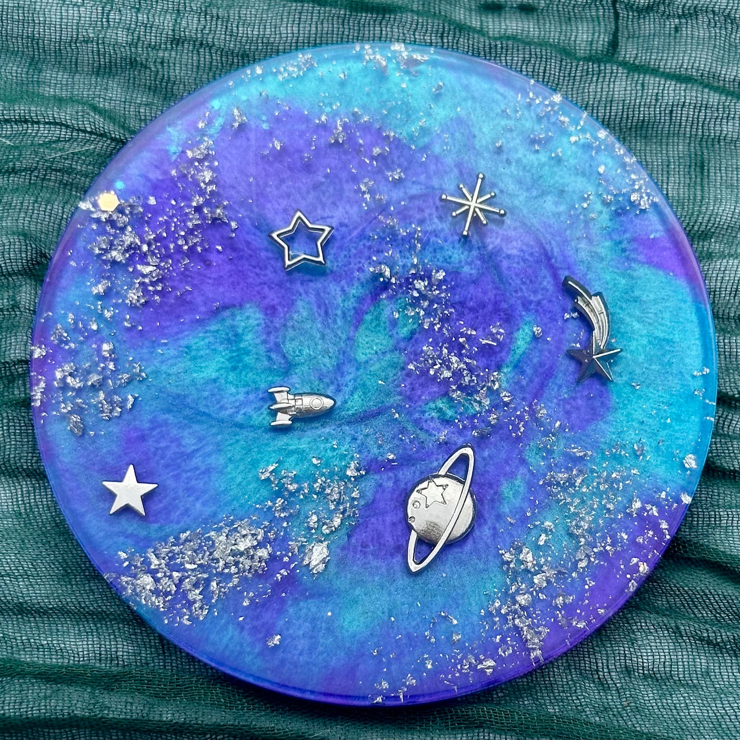 Stargazer Circular Coaster