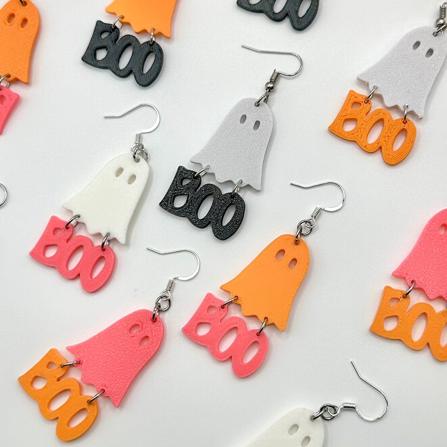 Boo Ghost Dangle Earrings