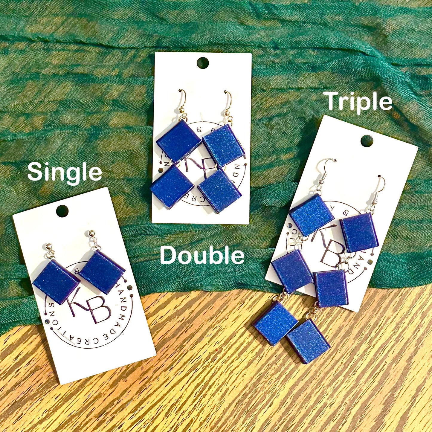 A Little Bookish Earrings - Mauve