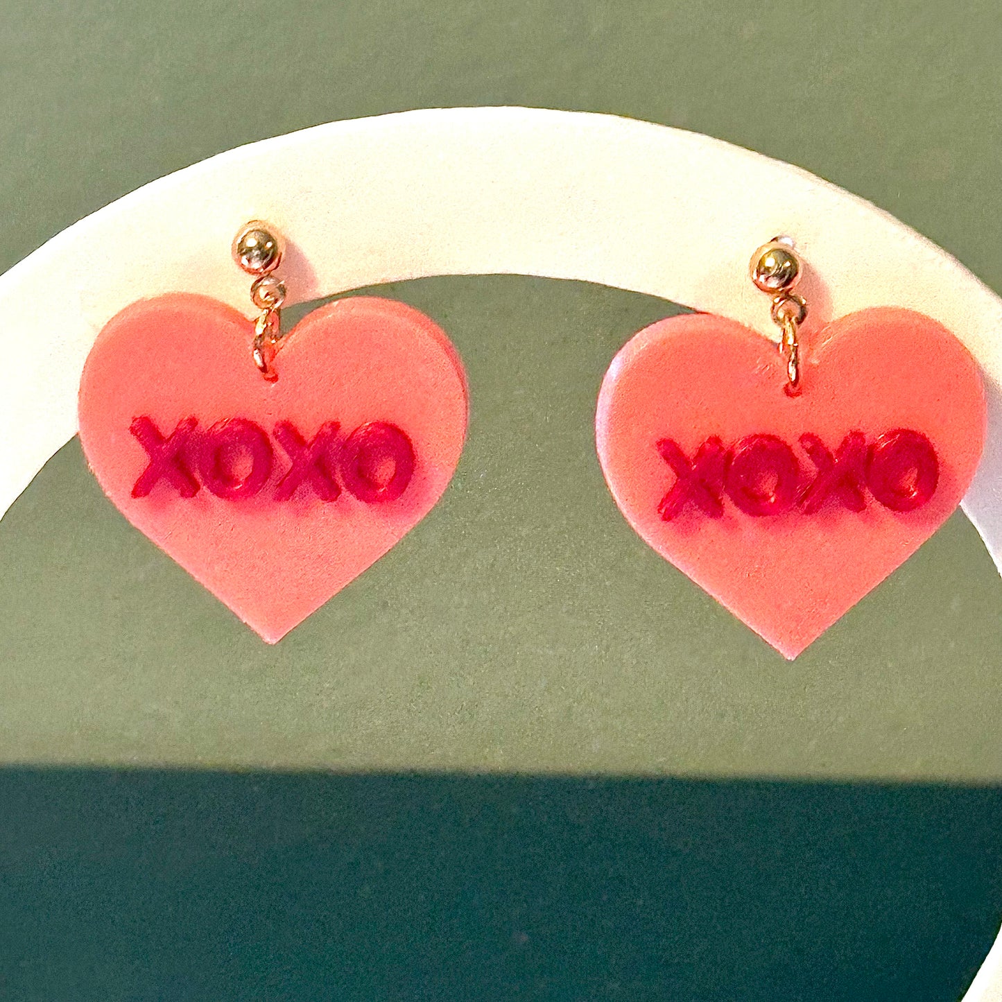 XOXO Conversation Heart Earrings