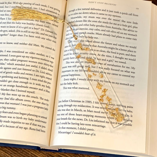 Gold Foil Bookmark