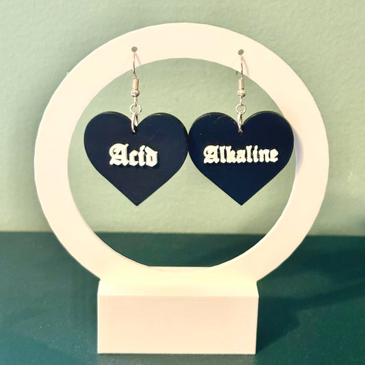 Acid and Alkaline Earrings