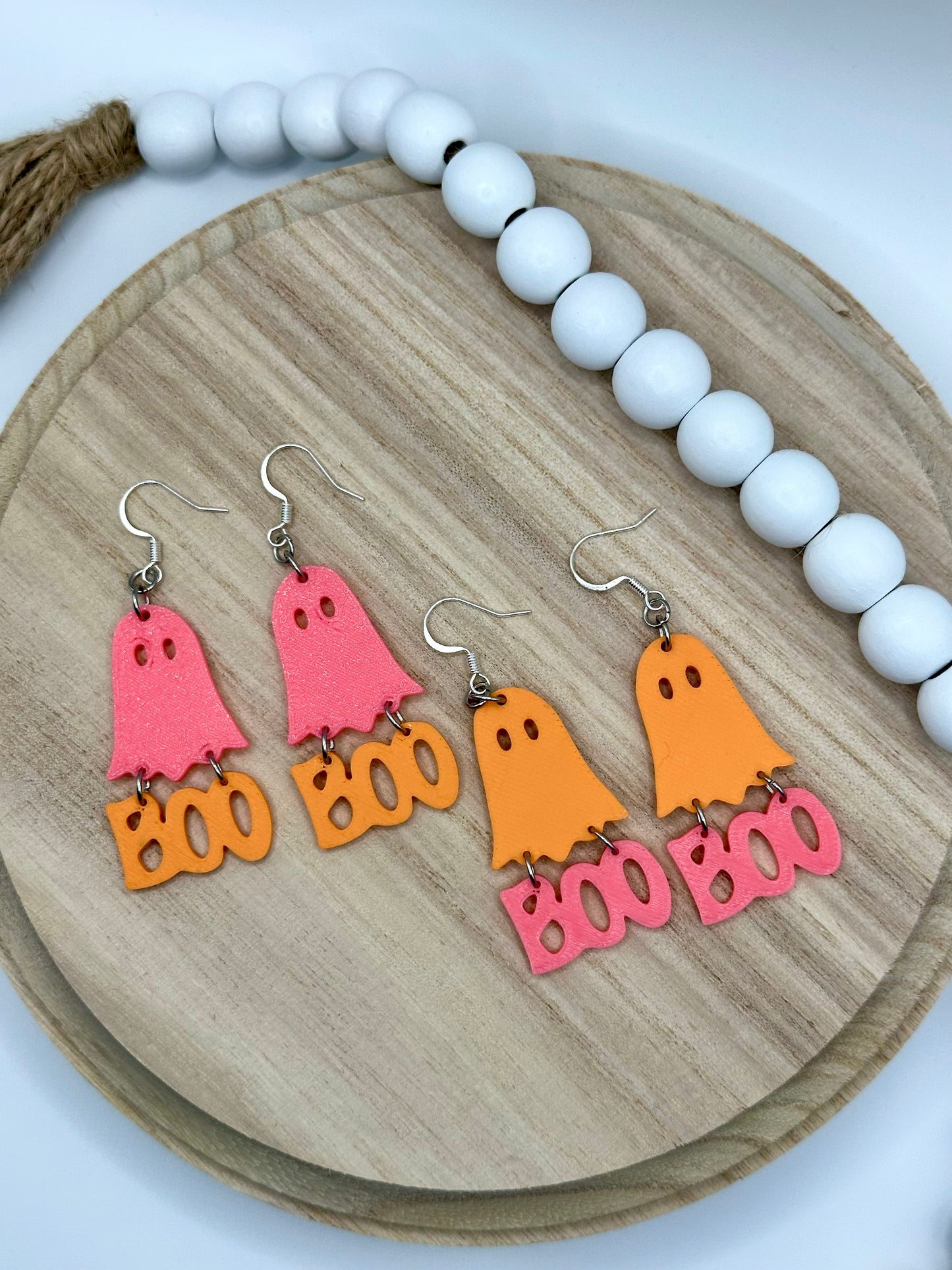 Boo Ghost Dangle Earrings