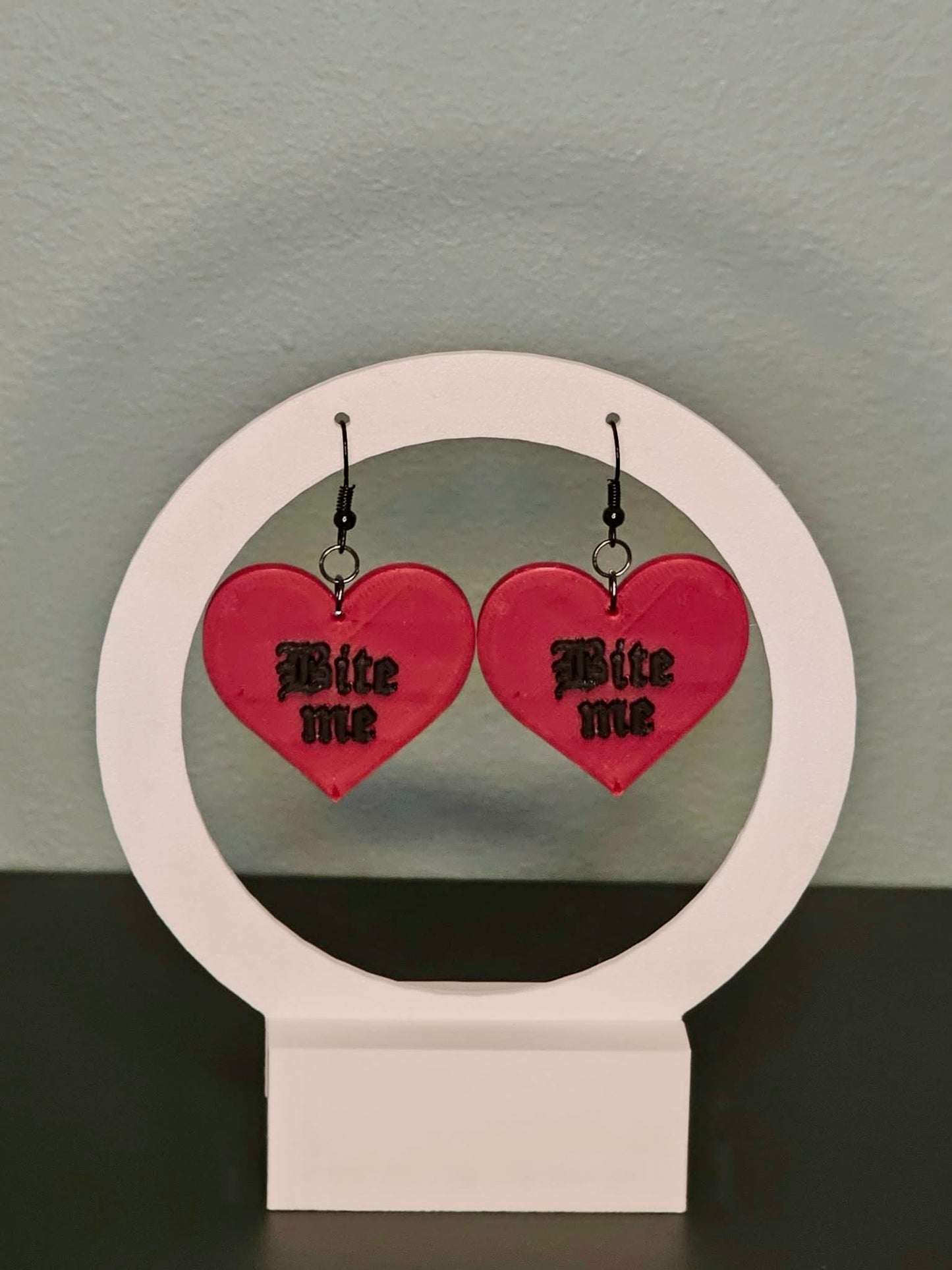 Bite Me Heart Earrings