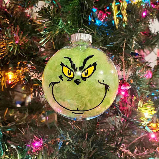 Mean One Fuzzy Grinch Ornament